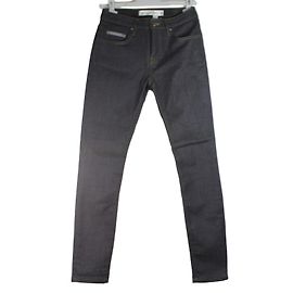 Victoria Beckham Jeans Slim de Cintura Alta Azul