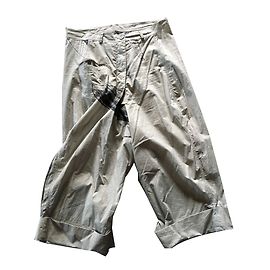 Pantalones Rundholz Black Label de algodón estampado morado oscuro