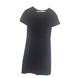 Sonia By Sonia Rykiel Baumwollkleid mit Kristallblumen