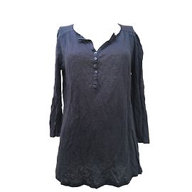 Top de lino Pablo De Gerard Darel Azul marino