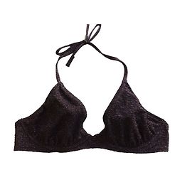 Autre Marque Top de bikini triángulo Princess TamTam Moiré Chocolate Morado Dorado