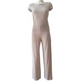 Traje de pantalón Emporio Armani beige de viscosa