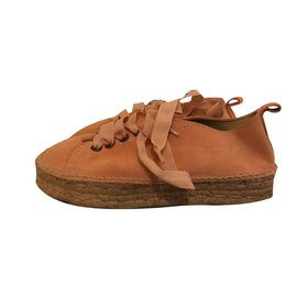 Autre Marque Espadrillas Manebì Hamptons in camoscio rosa taglia 36