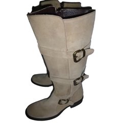 Autre Marque Botas CONTATTO de ante beige talla 38