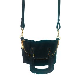 Barbara Bui Handtasche aus Hirschleder in Schwarz