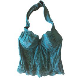 Bustier in pizzo Dior Verde