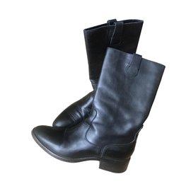 Botas Camargue Sartore en piel negra