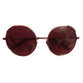 Gafas de sol Chloé 2018 redondas de metal dorado bronce