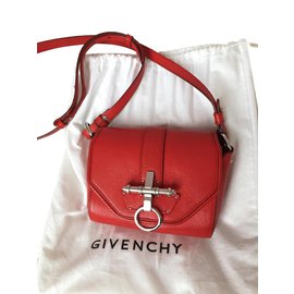 Borsa a tracolla Givenchy Obsedia in pelle rossa