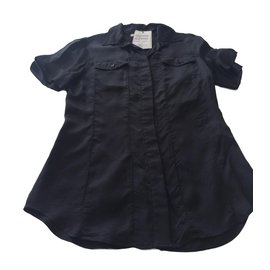 Camicia nera Gianfranco Ferré in viscosa