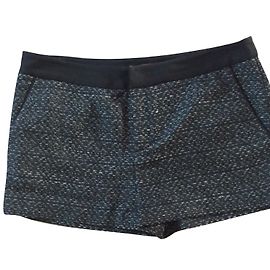 Comptoir des Cotonniers Shorts Schwarz Blau Grau Baumwolle