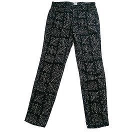 Jeans Moschino Neri in Cotone con Cuore Bianco