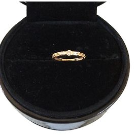Anello Mauboussin Amour je t'aime in oro rosa e diamante taglia 46