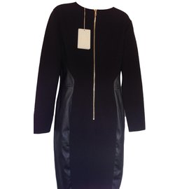 Emilio Pucci Kleid aus schwarzem Lammfell