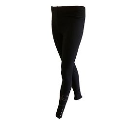 Leggings Victoria Couture Hello Kitty Neri con Strass