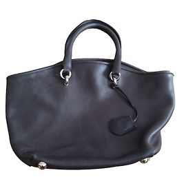 Borsa Tote Vanessa Bruno in Pelle Grigio Scuro