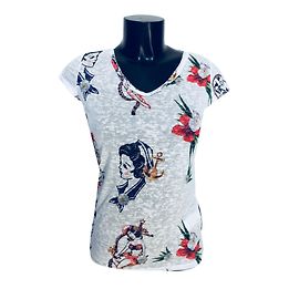 Camiseta Philipp Plein blanca de poliéster XS