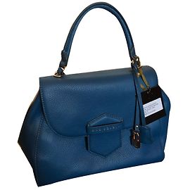 Borsa a mano Mac Douglas Romy in pelle granulata blu