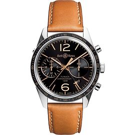 Bell & Ross BR 126 Sport Heritage GMT Flyback Automatico Acciaio Nero