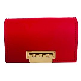Zac Posen Mini Borsa a Tracolla Rossa in Pelle con Catena