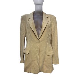 Autre Marque Sahzà Jacke und Rock Set Gelb Viscose