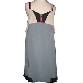 Vestido Iro de seda azul multicolor