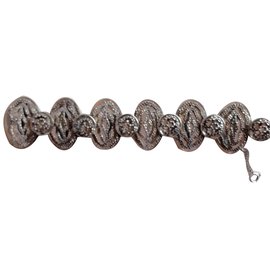 inconnue Bracciale Galoppi in argento con piastre ovali