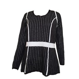 Calvin Klein Schwarzer Strickpullover Acryl L