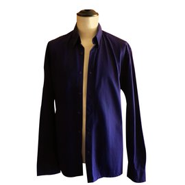 Camicia Givenchy in cotone blu scuro