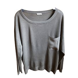 American Vintage Woll und Seidenpullover Taupe