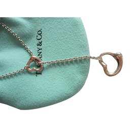 Collana Lasso Open Heart Elsa Peretti Tiffany & Co Argento