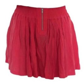 Falda Skater Iro Coral de Algodón