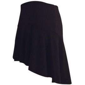 Vanessa Bruno Asymmetrischer Wollrock Schwarz