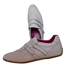 Olivier Streli Sneaker aus weißem Leder 39IT