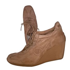 Stivaletti No Name in pelle di cervo beige