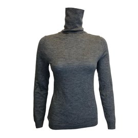 Eric Bompard Rollkragenpullover aus Kaschmir Grau S