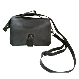 Nat & Nin Borsa in pelle grigio e marrone