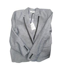 Blazer MKT studio Blu Navy in Lino e Cotone