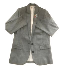 Completo Due Pezzi Zadig & Voltaire Prince of Wales Lana Grigio