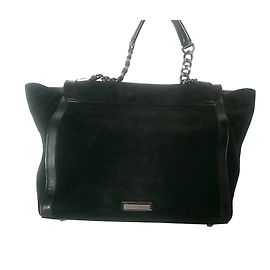 Borsa Bcbg Max Azria nera in scamosciato e poliuretano