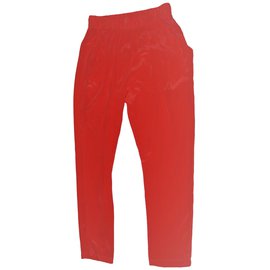 Pablo De Gerard Darel Seidenhose Rot Koralle