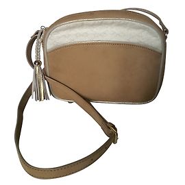Autre Marque Borsa a mano MARADJI Bonnie Sabbia e Oro in Pelle