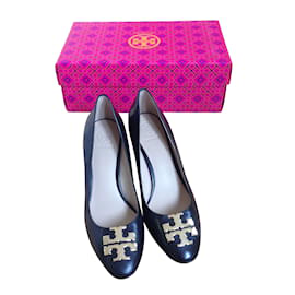 Tory Burch Raleigh Pumps Black Leather