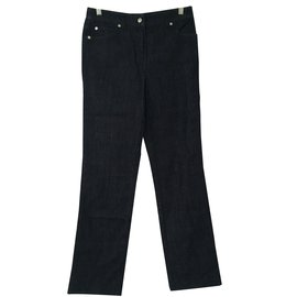 Vaqueros Escada de talle alto en denim azul claro azul oscuro
