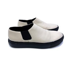 Marni Scarpe da ginnastica in pelle beige