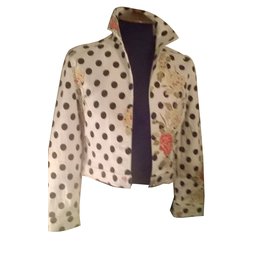 CHIQUES Jacke aus weißer Baumwolle - Autre Marque