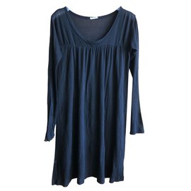 Vestido Miu Miu de mezcla de algodón negro
