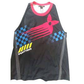 Louis Vuitton Tanktop Schwarz Baumwolle S