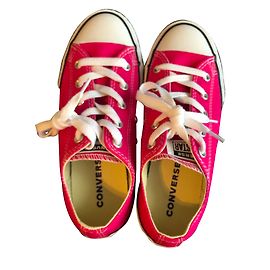 Sneakers Converse Rosa in Cotone Bambina