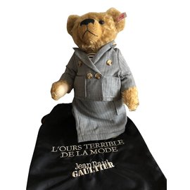 Jean Paul Gaultier Steiff Teddy Bear Beige Polyamide